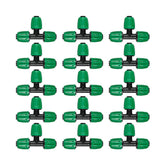FULAIERGD 15 Pack 1/2-In Drip Tee Fittings Barbed Lock Nut T Connectors for 1/2-In Tubing
