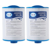 AmiBron PMAX50 Spa Filter 2 Pack – 35 sq ft Replacement for Maax Spas Canada, 1-1/2 MPT