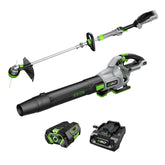 EGO POWER+ Combo: Cordless Trimmer & Blower with POWERLOAD, 56V, 670 CFM / 180 MPH