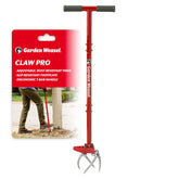 Garden Weasel Claw Pro Garden Tiller and Cultivator – Twist-Action Soil Loosener with Adjustable Tines and Ergonomic Handle
