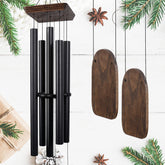 Implication 48-inch wind chimes deliver a deep tone for tranquil outdoor ambience.