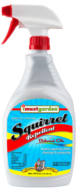 IMUSTGARDEN Squirrel Repellent 32oz bottle protects wiring and plants from gnawing