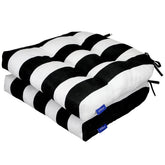 INFBLUE 19x19 seat cushions for wicker chairs offer comfortable outdoor seating.