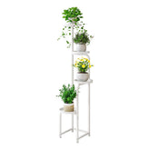INGIORDAR 4-tier plant stand front view showing multiple shelves for plants