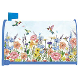 Inisajace mailbox cover with hummingbird and wildflowers for curb appeal