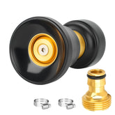 Iniscape brass adjustable-fire-hose-nozzle with adjustable spray patterns for versatile tasks.