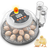Innvello 18-egg incubator turning system enabling precise interval rotation for steady hatch preparation.