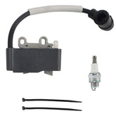 INPWOC ignition coil for Echo A411000130; close-up view showing robust spark path.