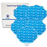 INRAGEO HU002 refill pack for flying insect trap keeps indoor spaces cleaner.