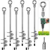 Insaga 30-inch ground anchor in solid steel with robust construction