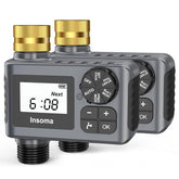 Insoma 2-pack water timer dial setup for easy scheduling