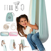 Inspire Innovations double-layer kids sensory swing inside cocoon for calm focus