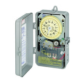 Intermatic R8806P101C sprinkler timer outdoors for precise scheduling