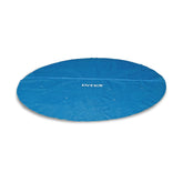Intex 28012E solar cover showing bubble heat transfer warming 12 ft pools