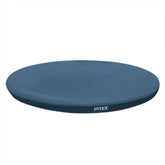 Intex 28026E debris cover front view shows sturdy UV shield blocking leaves out
