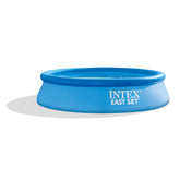 Intex Easy Set 8ft pool top ring enables fast setup for family splash