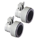 Intex Hose Conversion Adapter B Kit pair shows upgrade compatibility from 1.25 to 1.5 fittings