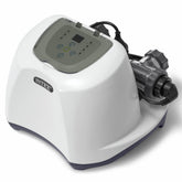 Intex Krystal Clear saltwater system unit keeps pools up to 15,000 gallons easy to maintain.