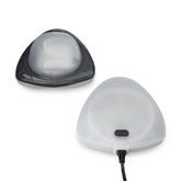 Intex underwater LED magnetic pool light attached to wall for secure illumination.