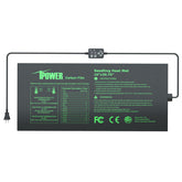iPower seedling heat mat with thermostat display for precise germination warmth