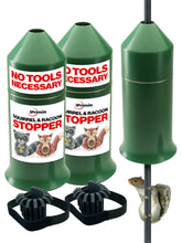 iPrimio 18in Squirrel Baffle wraps around a pole to deter climbers and protect feeders.