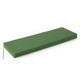 IPYNBAP outdoor bench cushion on a bench with 48x18x3-inch dimensions for all-day comfort