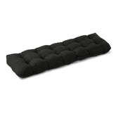 IPYNBAP outdoor bench cushion top view for comfortable porch seating