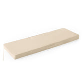 IPYNBAP outdoor bench cushion on patio shows 59x18x3 size for a snug fit.