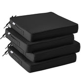 IPYNBAP outdoor chair cushion 4-pack with water-resistant fabric for durable patio seating