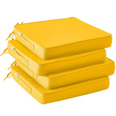 IPYNBAP outdoor chair cushion yellow 19x19 inches offers comfortable patio seating