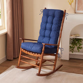IPYNBAP rocking chair cushion seat 18x18 navy delivers durable all-weather comfort.