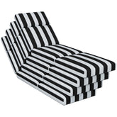 Iristykilin 4 Pcs Chaise Lounge Cushions provide full back support with 72x21x4 inch size