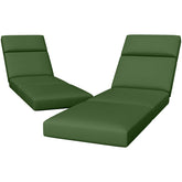 Iristykilin chaise lounge cushion 72x21x4-inch provides plush support right out of the box.