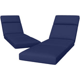 Iristykilin outdoor chaise lounge cushion 72x21 on a chair for patio comfort