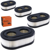 IRONHIT 593260 air filter pack shown for multiple mower models
