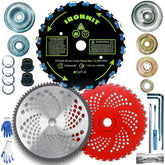 IRONHIT 9in 20T chainsaw tooth blade for heavy brush cutting and fast results.