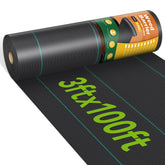 iropro weed barrier 3ftx100ft roll keeps weeds down while letting soil breathe