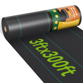 iropro weed barrier fabric 3ftx300ft roll reduces weeds in large yards
