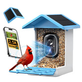 isYoung Smart Bird Feeder camera front view for real-time bird visits