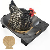 IVAHOU Roll Away Nesting Box showing egg-roll feature for cleaner eggs.