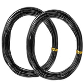 IVICOO bonsai wire 1.5mm black rolls for precise branch shaping, 65 feet total