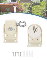 IVYSUN shade bracket with metal ring for durable outdoor use.