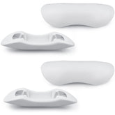 IWIWE 77444 grey spa neck pillow, front view, supports neck comfort during soaks.
