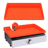 Jacooxi 17-inch griddle cover mat on Blackstone provides full top protection.