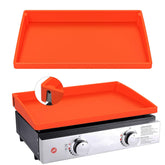 Jacooxi 22-inch griddle cover mat, top view, shields the griddle from dust and moisture.