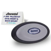 Jacuzzi J-300 oval pillow insert offering ergonomic neck support during long soaks.