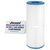 Jacuzzi ProClear 50SqFt filter view highlighting pleated media for clearer spa water