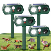 Jahy2Tech Fortress Pro in garden deterring wildlife with humane tech