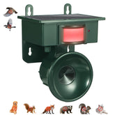 Jahy2Tech New Solar Ultrasonic Bird Repeller front view for effective outdoor deterrence