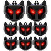 Jahy2Tech predator eyes lights deter foxes and raccoons around a coop